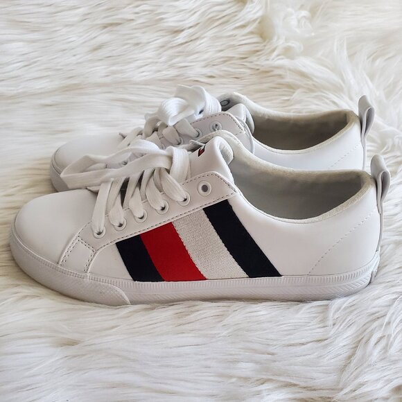 Tommy Hilfiger Women's White Twlenzi-R Classic Sneaker SZ 6.5M - Picture 5 of 11
